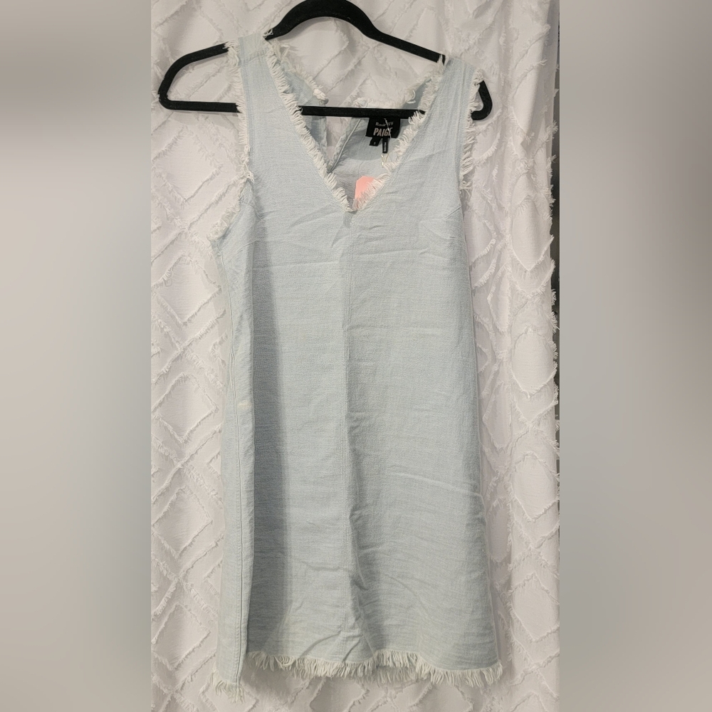 BNWT Paige Denim Dress with Raw hem